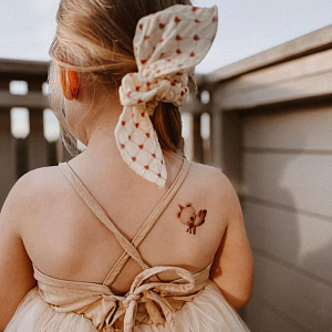 Набор временных татуировок Mrs. Ertha "Bloomy Love", 25 шт, цветочная магия